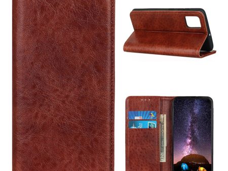 Auto-absorbed Crazy Horse Texture Case for OnePlus 8T Split Leather Wallet Shell on Sale