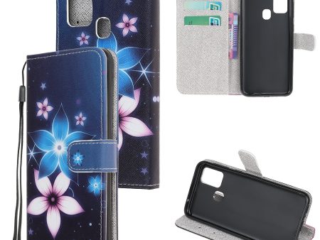 Cross Texture Pattern Printing Stand Shell Wallet Leather Cover for OnePlus Nord N100 Fashion