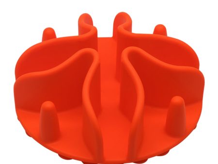 Silicone Dog Slow Feeding Bowl Insert with Suction Cup Pet Food Dispenser Accessories on Sale