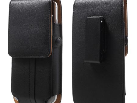 Card Holder Leather Pouch Holster for iPhone 7  Sony Z5 Compact, Size: 140 x 70 x 11mm Online now