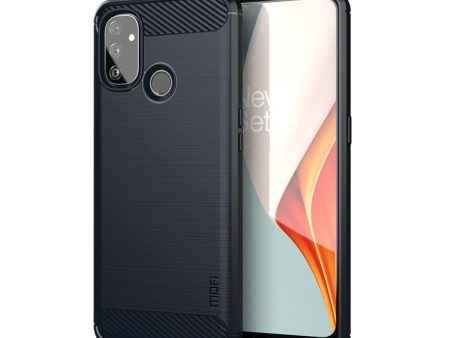 MOFI Carbon Fiber Brushed TPU Cover for OnePlus Nord N100 For Sale